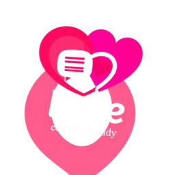 A creative logo design for a dating app