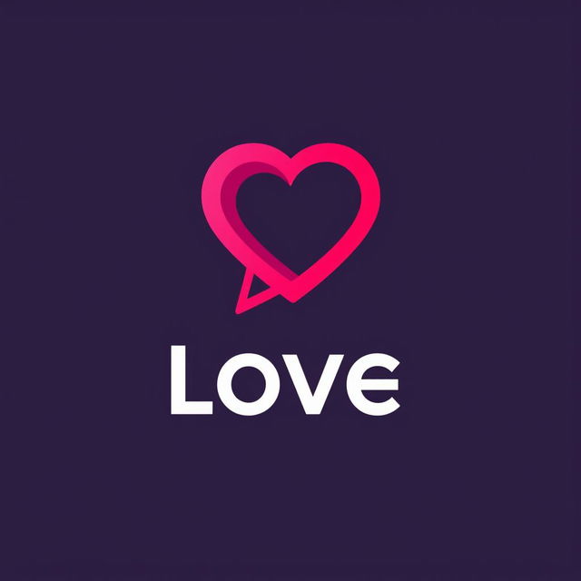 A creative and eye-catching logo design for a dating app