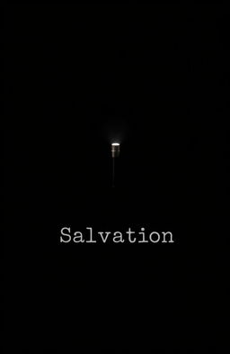 A minimalistic scene featuring a small flashlight placed in the center of a black background