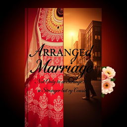 An intriguing book cover design for the title 'Arranged Marriage: Not Only to a Stranger but My Cousin'