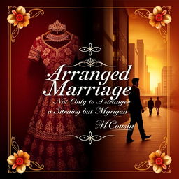 An intriguing book cover design for the title 'Arranged Marriage: Not Only to a Stranger but My Cousin'
