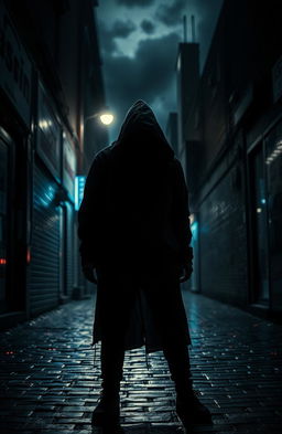 A dark, brooding scene reflecting feelings of angst and inner turmoil