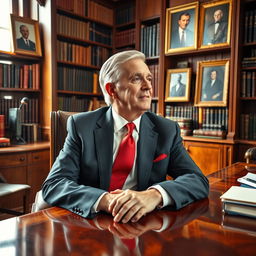 An older member of the Labour Party in Parliament, exuding authority and experience