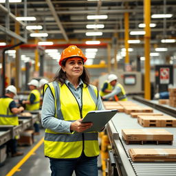 A competent production supervisor in an industrial setting