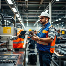 An efficient production supervisor in a high-tech manufacturing environment