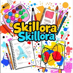 A lively and colorful cover page titled 'Skillora'