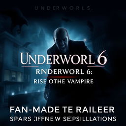 An electrifying promotional poster for the 'Underworld 6 Trailer (2024) - Rise of the Vampire'