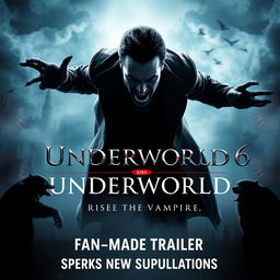 An electrifying promotional poster for the 'Underworld 6 Trailer (2024) - Rise of the Vampire'