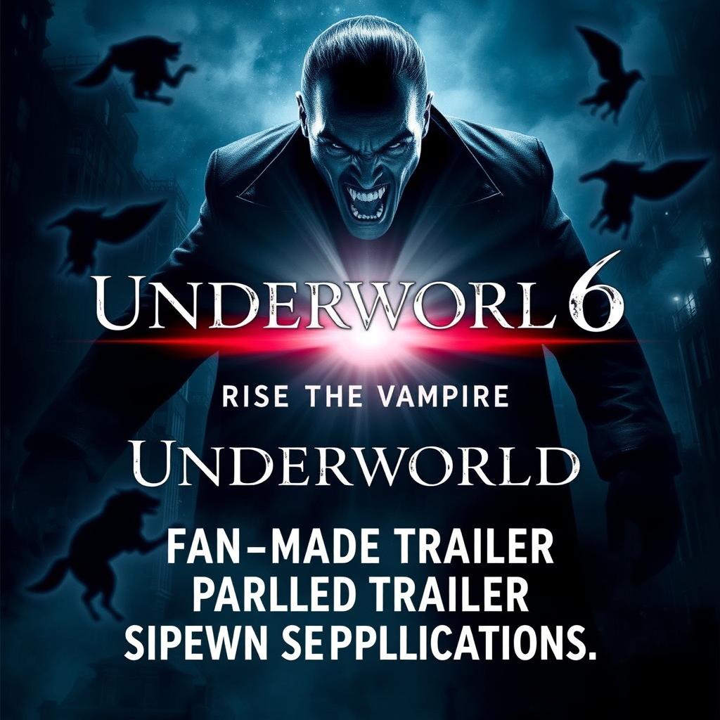 An electrifying promotional poster for the 'Underworld 6 Trailer (2024) - Rise of the Vampire'