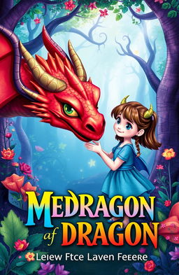 A whimsical book cover illustrating a magical atmosphere of friendship and overcoming fears