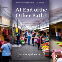 An academic non-fiction book cover for 'At the End of the Other Path? Street Trade Formalization Promises and Consequences in Lima' by Lissette Aliaga Linares, published by University Press