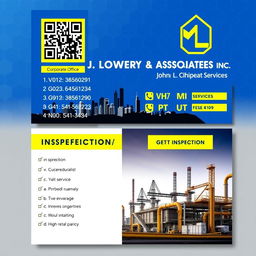 A professional double-sided business card design for 'John L