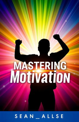 A visually striking eBook cover for "Mastering Motivation" featuring a dynamic and inspiring design