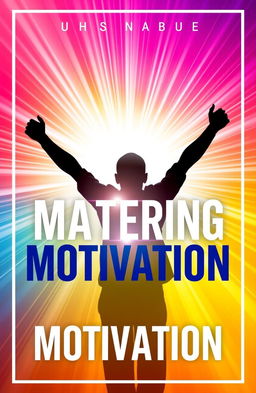 A visually striking eBook cover for "Mastering Motivation" featuring a dynamic and inspiring design
