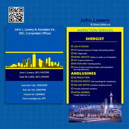 Create a professional double-sided flyer design for 'John L