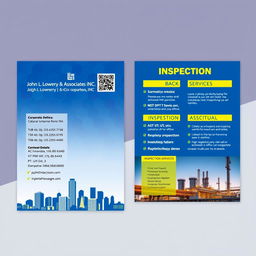 Create a professional double-sided flyer design for 'John L