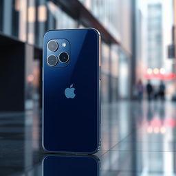 A futuristic smartphone that combines elements from both the iPhone 16 and Samsung S25 Ultra