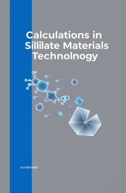 A book cover design for the topic "Calculations in Silicate Materials Technology"