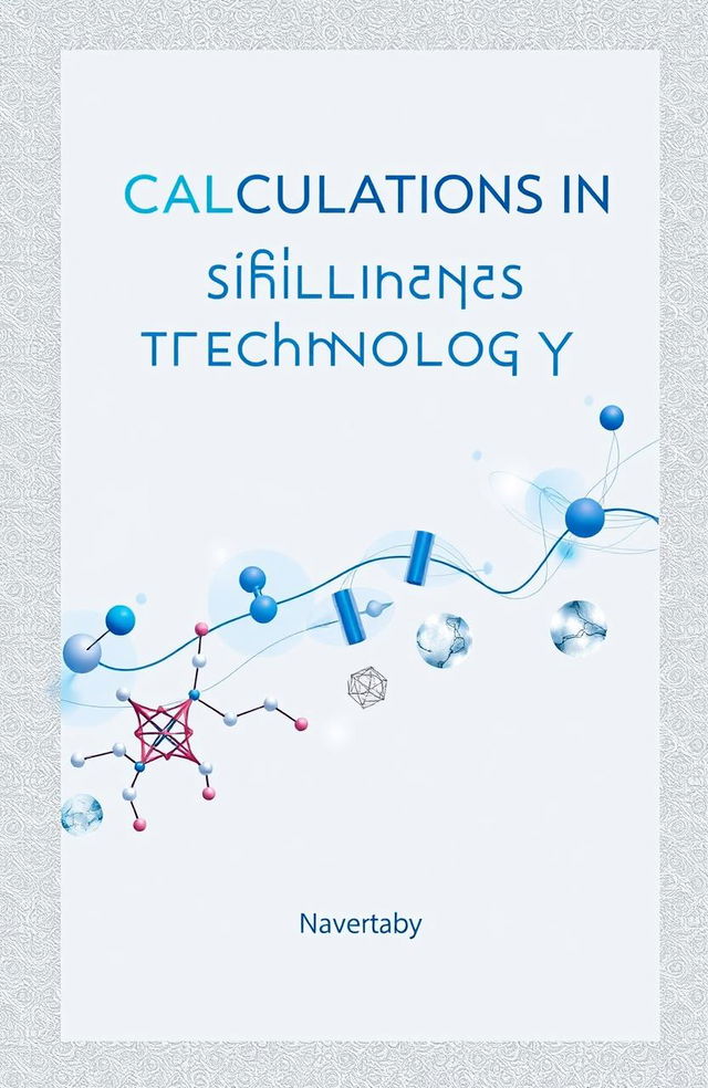 A book cover design for the topic "Calculations in Silicate Materials Technology"