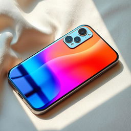 A futuristic smartphone design that incorporates elements from both the Samsung S24 Ultra and the iPhone 16 Pro Max