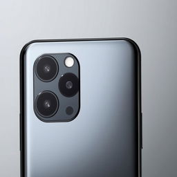 A smartphone design featuring the Samsung S24 Ultra cameras with a sleek black plating finish