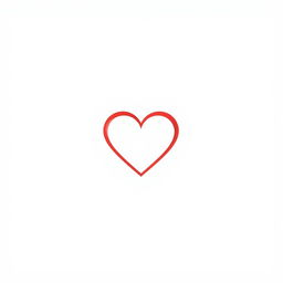 A minimalist logo design for a dating website featuring a heart symbol