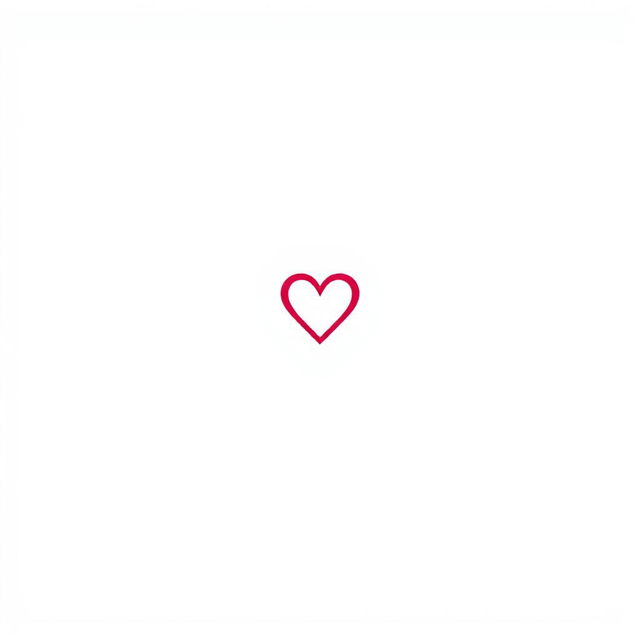 A minimalist logo design for a dating website featuring a heart symbol