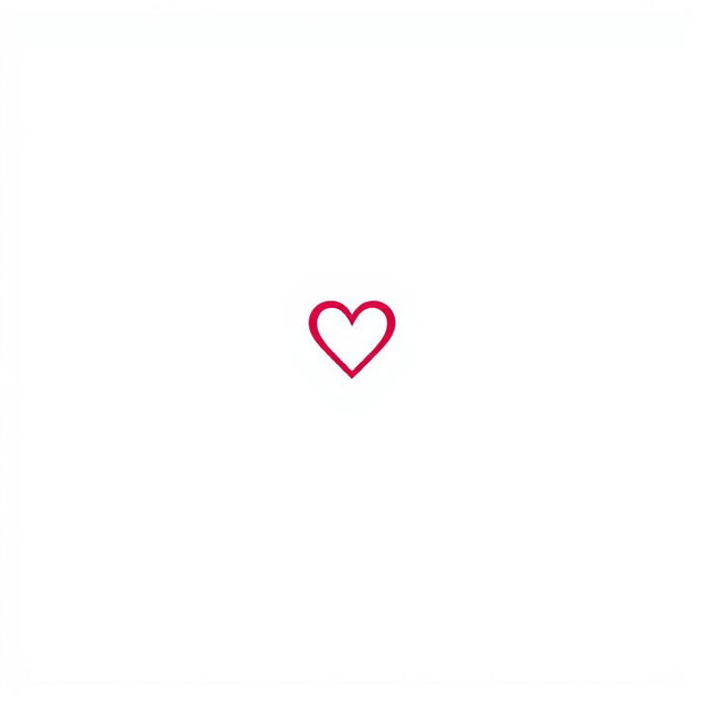 A minimalist logo design for a dating website featuring a heart symbol