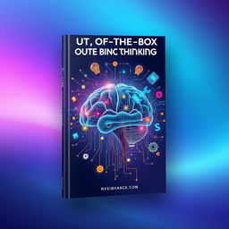 A visually stunning book cover depicting out-of-the-box thinking in the digital age