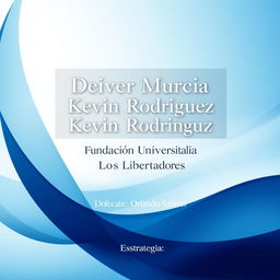 A creative and professional cover design featuring the names 'Deiver Murcia' and 'Kevin Rodriguez' prominently displayed at the top in an elegant font