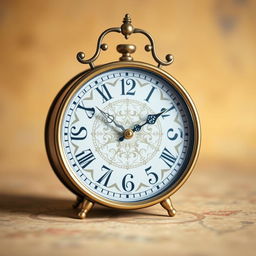 A visually striking clock displaying the time at exactly 12:00