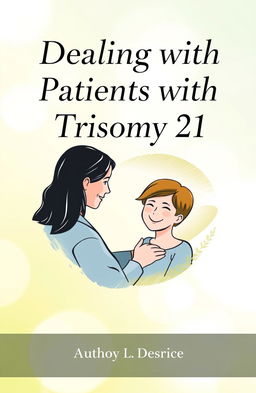 A book cover design titled 'Dealing with Patients with Trisomy 21'