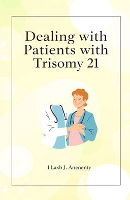 A book cover design titled 'Dealing with Patients with Trisomy 21'