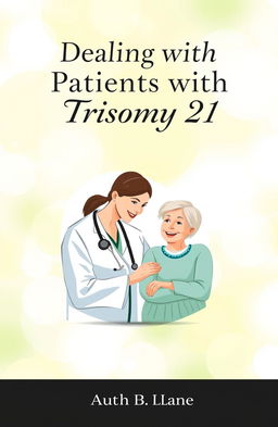 A book cover design titled 'Dealing with Patients with Trisomy 21'