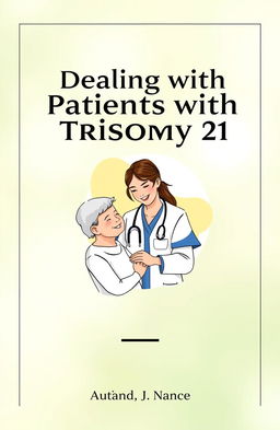 A book cover design titled 'Dealing with Patients with Trisomy 21'