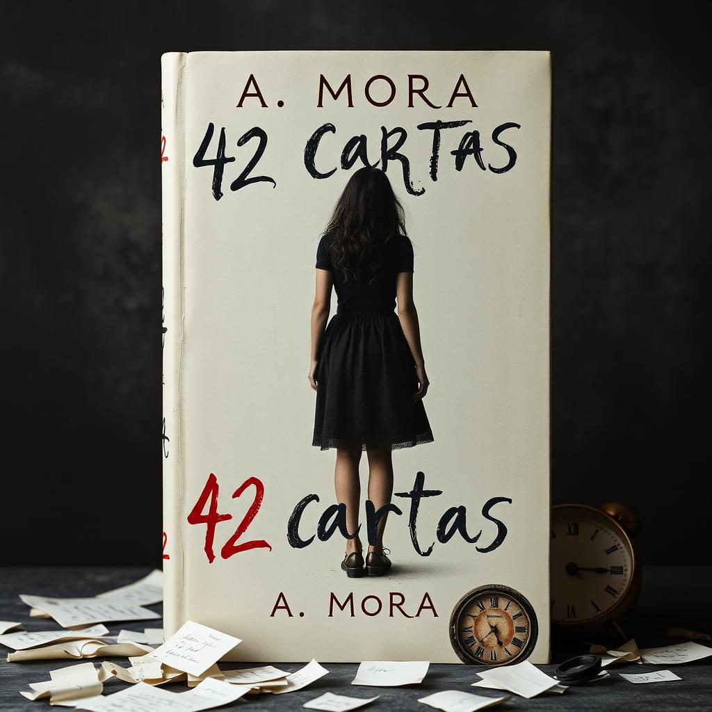 A powerful book cover for '42 Cartas' by A