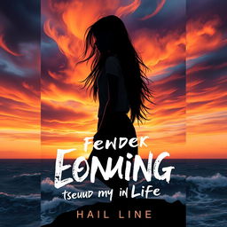 An impactful book cover design that captures the emotional weight of a teenager's struggle as she plans to end her life