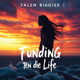 An impactful book cover design that captures the emotional weight of a teenager's struggle as she plans to end her life