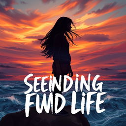 An impactful book cover design that captures the emotional weight of a teenager's struggle as she plans to end her life
