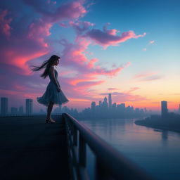 An emotionally charged book cover design that visually encapsulates the story of a teenager contemplating ending her life