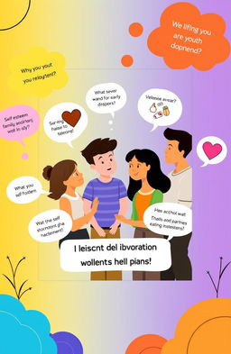 A visually engaging TikTok video design exploring the themes of psychology, family dynamics, self-esteem, eating disorders, and adolescent peer relationships