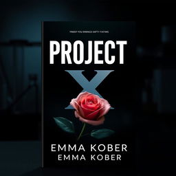 Book cover design for 'Project X' by Emma Kober
