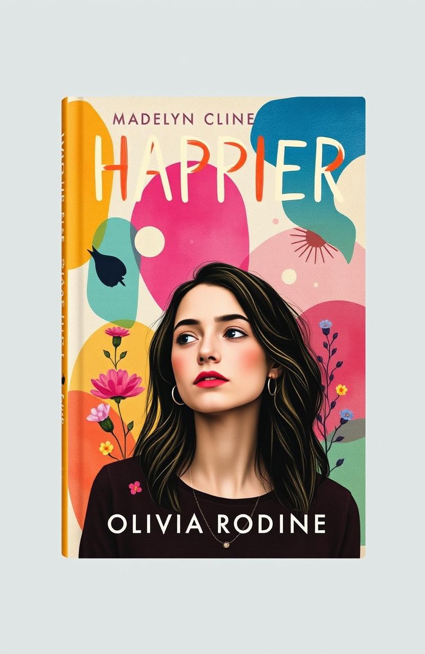 A book cover featuring Madelyn Cline on the front, styled in a way that captures the essence of Olivia Rodrigo's aesthetic
