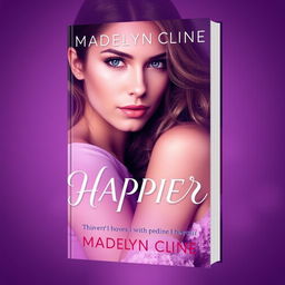 A book cover featuring Madelyn Cline in a purple-themed design that captures an 'ex's to lovers' vibe