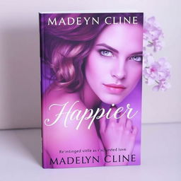 A book cover featuring Madelyn Cline in a purple-themed design that captures an 'ex's to lovers' vibe