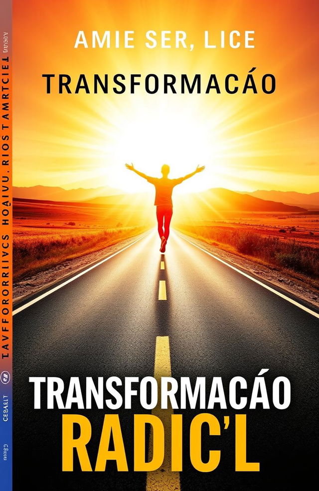 A vibrant and impactful book cover symbolizing a profound and radical transformation