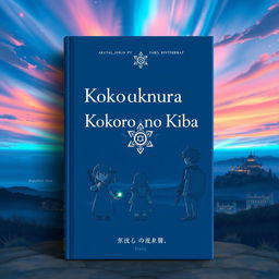 A captivating book cover for a story titled 'Kokoro no Kiba'
