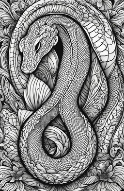 This is a high-quality, intricate digital art coloring page inspired by Tim Jeffs' style