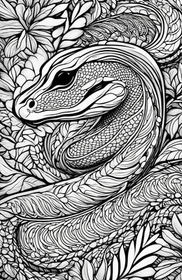 This is a high-quality, intricate digital art coloring page inspired by Tim Jeffs' style