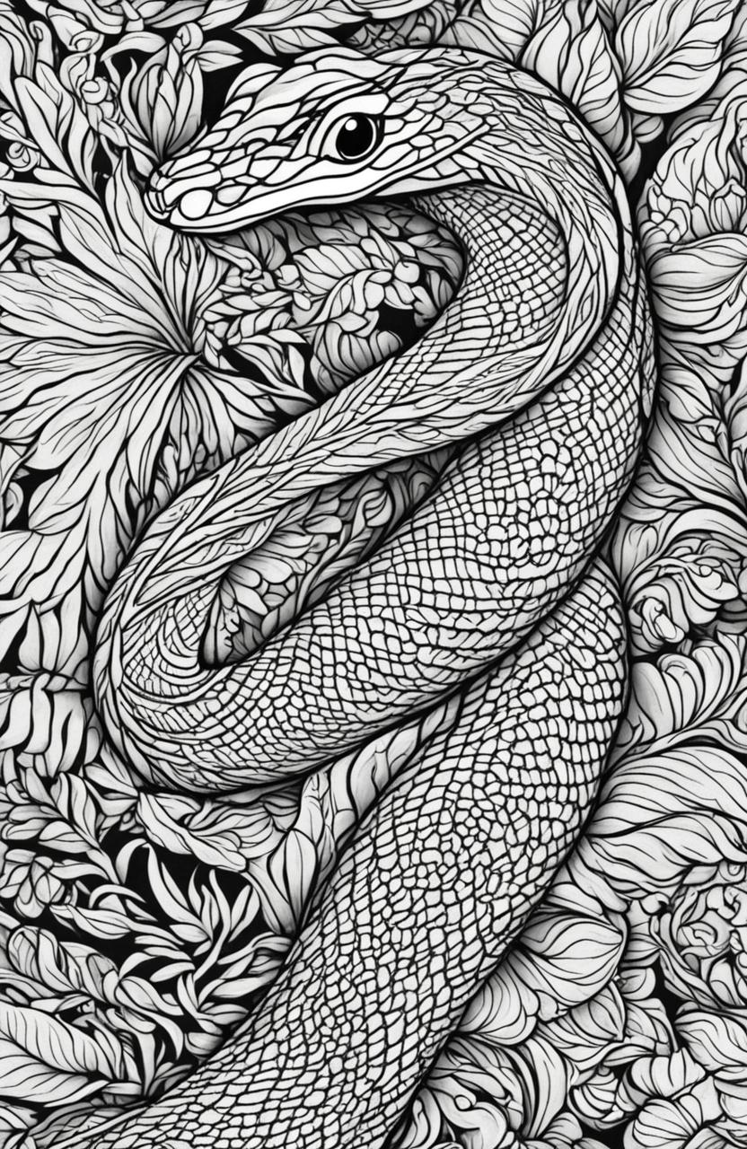 This is a high-quality, intricate digital art coloring page inspired by Alan Roberts' style